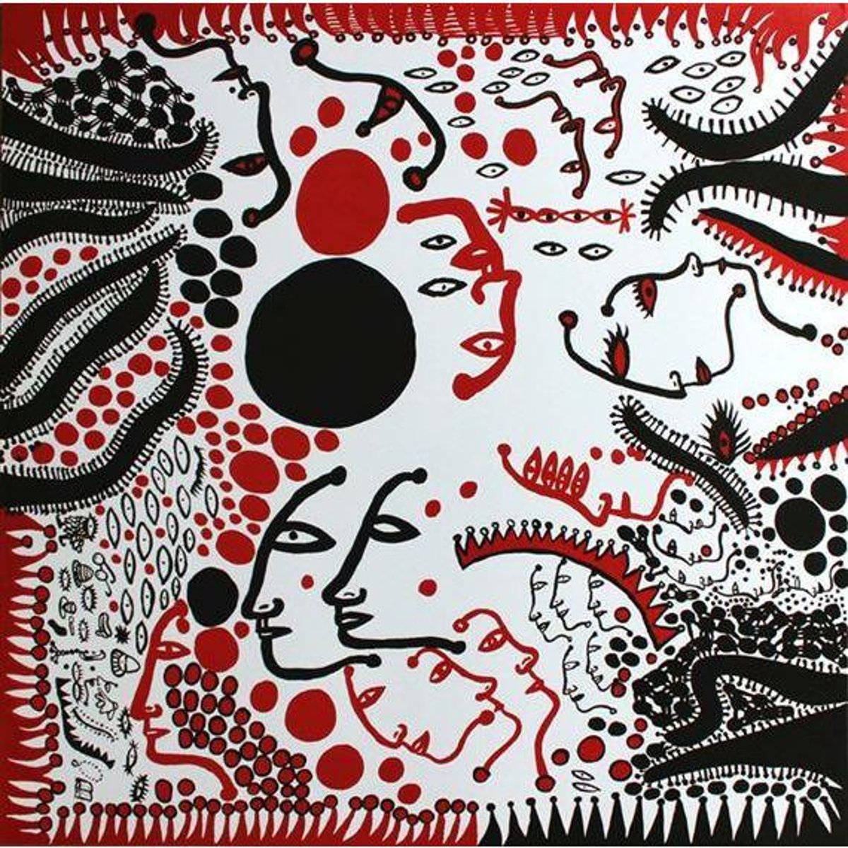 Kusama portrait, Yayoi Kusama Pop art, Homage on Kusama painting Art Print